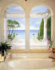 Bathroom Trompe L'Oeil Mural